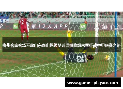 梅州客家客场不敌山东泰山保级梦碎遗憾降级来季征战中甲联赛之路